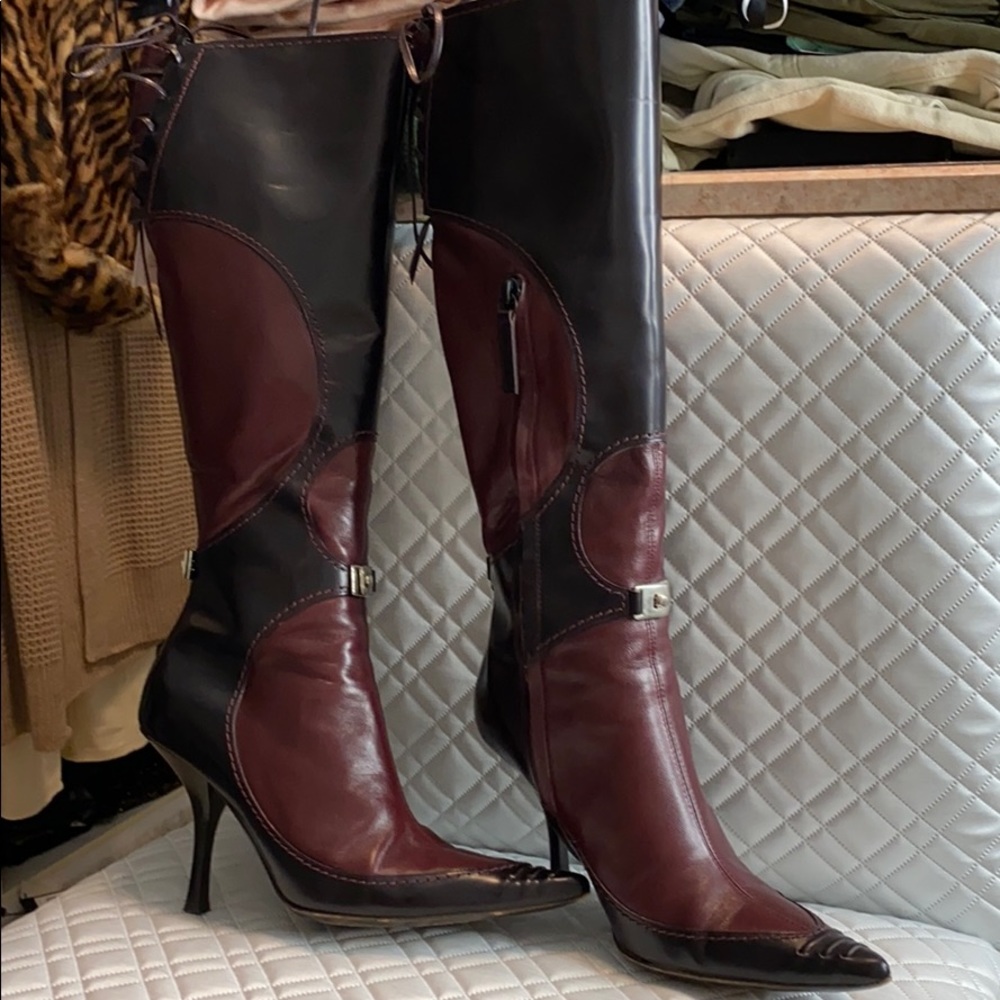 Used Giuseppe Zanotti Leather Boots size 36